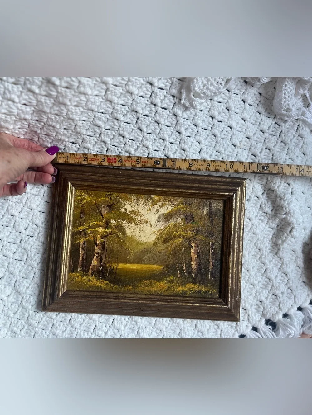 Reproduction Oil on canvas landscape By Phillip Cantrell